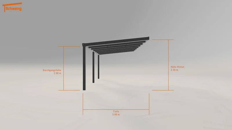 #DE Schweng Terrassenüberdachung S400 (ID pbvkz2)