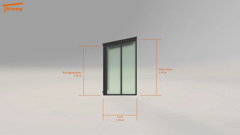 #DE Schweng Terrassenüberdachung S350 (ID 5m8mzz)