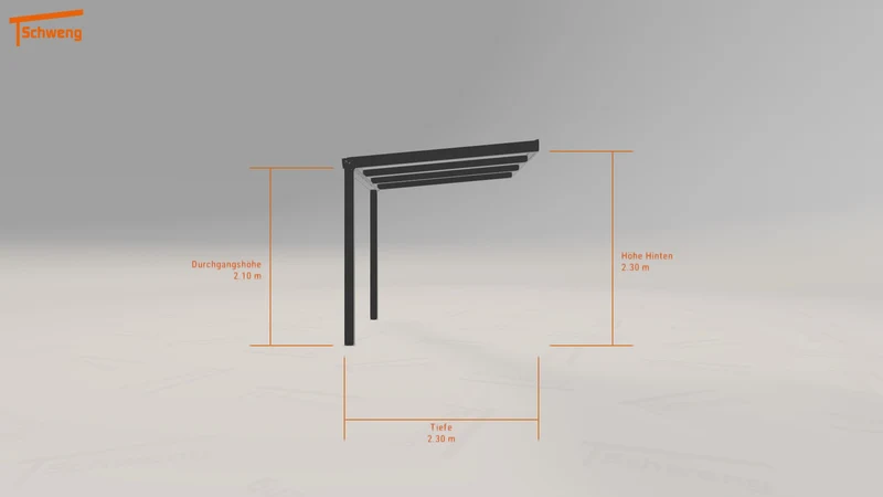 #DE Schweng Terrassenüberdachung S350 (ID n5d5d4)