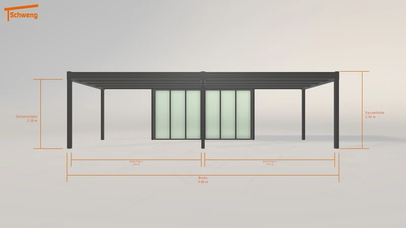 #DE Schweng Flachdachcarport C600 (ID dvqk8m) #MTG