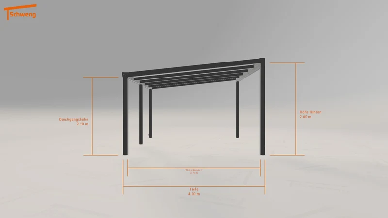 #DE Schweng Terrassenüberdachung S400 (ID jjpdp8)