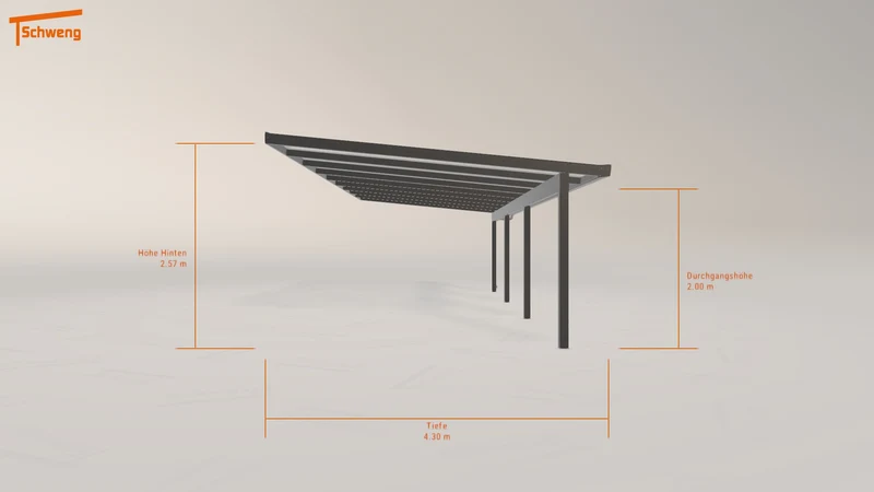 #DE Schweng Terrassenüberdachung S400 (ID zb5m3g)
