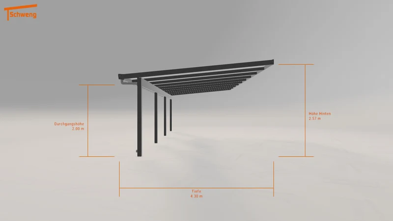 #DE Schweng Terrassenüberdachung S400 (ID zb5m3g)