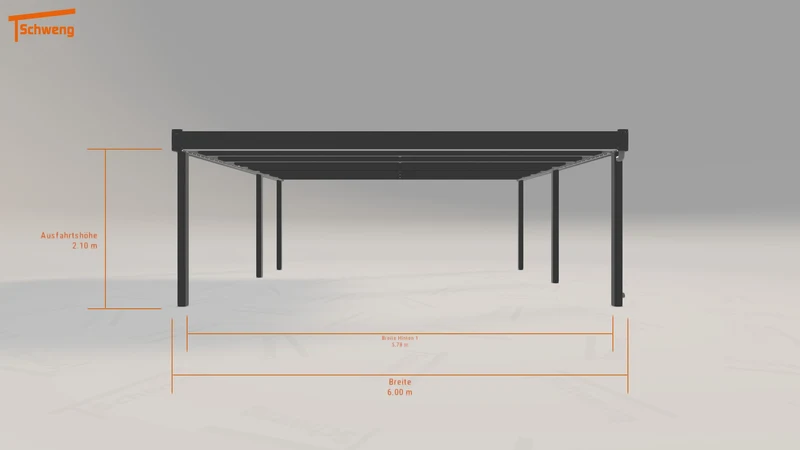 #AT Schweng Flachdachcarport C600 (ID pb9mny)