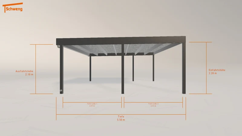 #AT Schweng Flachdachcarport C600 (ID pb9mny)