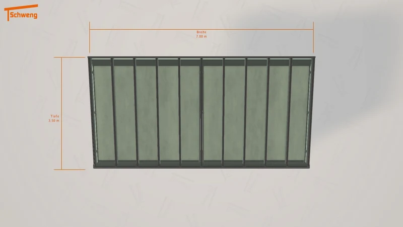 #DE Schweng Terrassenüberdachung S400 (ID 9wy3q4)