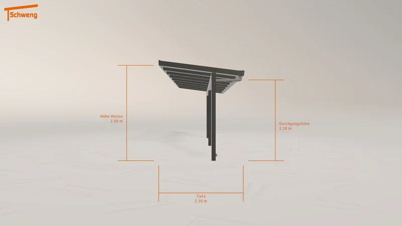 #DE Schweng Terrassenüberdachung S400 (ID bkqvwq)