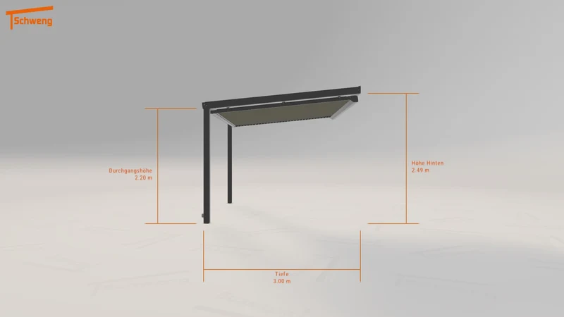 #DE Schweng Terrassenüberdachung S350 (ID zb5vn9)