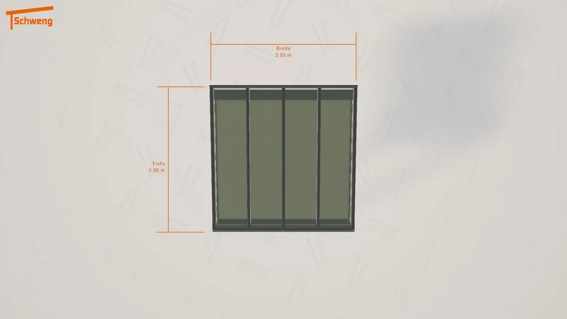 #DE Schweng Terrassenüberdachung S350 (ID zb5vn9)