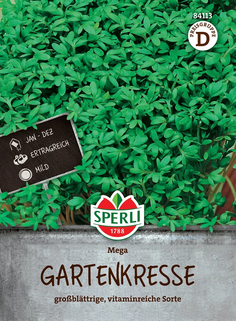 SPERLI Gartenkresse-Samen 'Mega'