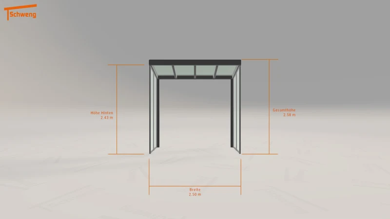 #DE Schweng Terrassenüberdachung S400 (ID mjpymr)