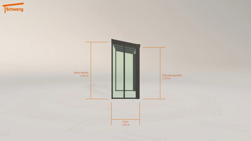 #DE Schweng Terrassenüberdachung S400 (ID mjpymr)