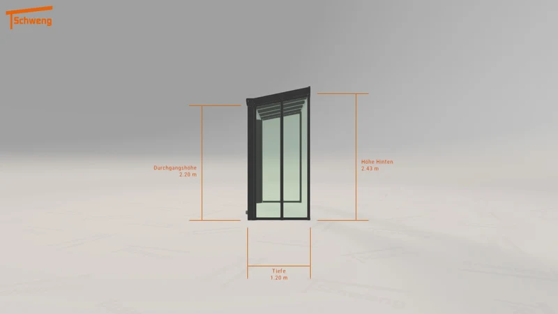 #DE Schweng Terrassenüberdachung S400 (ID mjpymr)