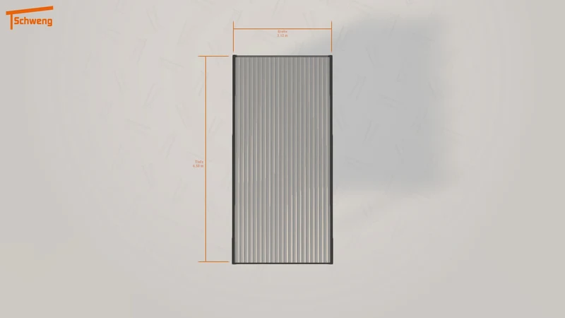 #DE Schweng Flachdachcarport C600 (ID w323jz)