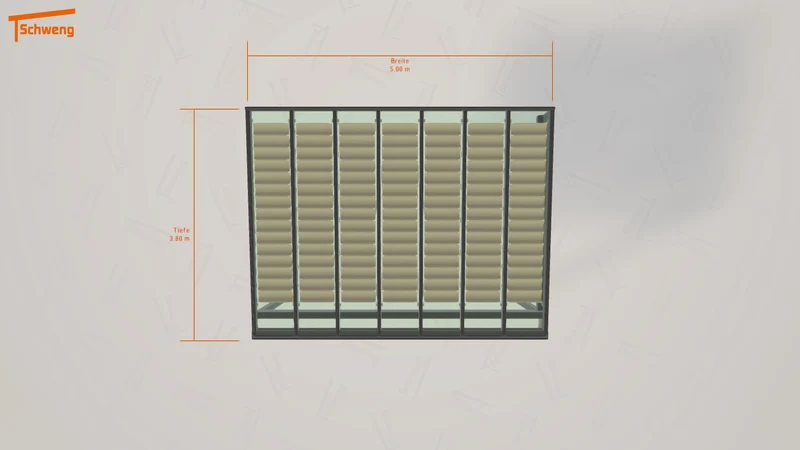 #DE Schweng Terrassenüberdachung S400 (ID 3373yy)