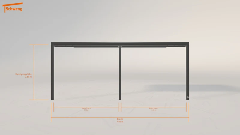 #DE Schweng Terrassenüberdachung S400 (ID 42x25y)