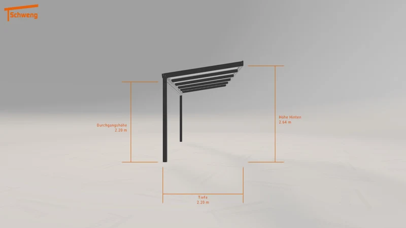 #DE Schweng Terrassenüberdachung S350 (ID 5m8mrw)