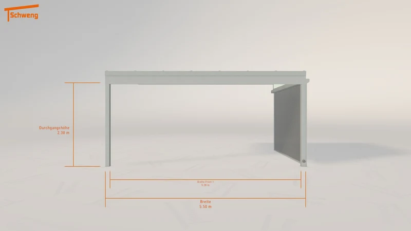 #DE Schweng Terrassenüberdachung S350 (ID 2q5nw9)