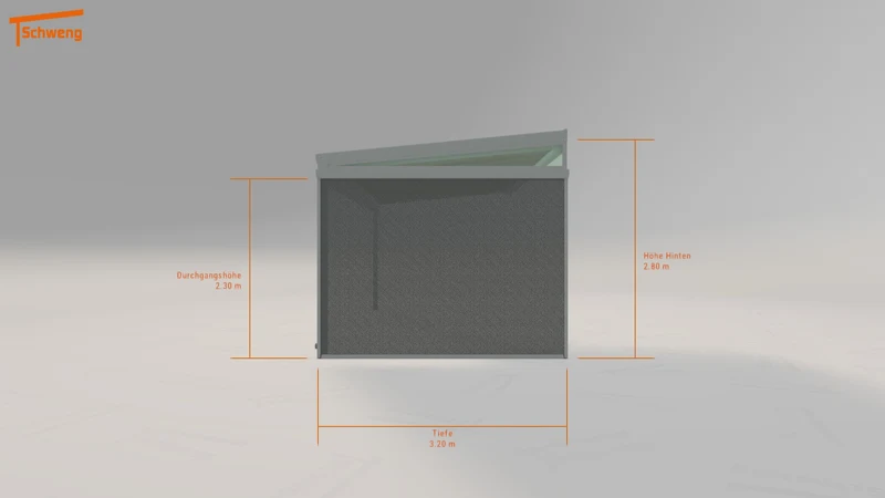 #DE Schweng Terrassenüberdachung S350 (ID 2q5nw9)