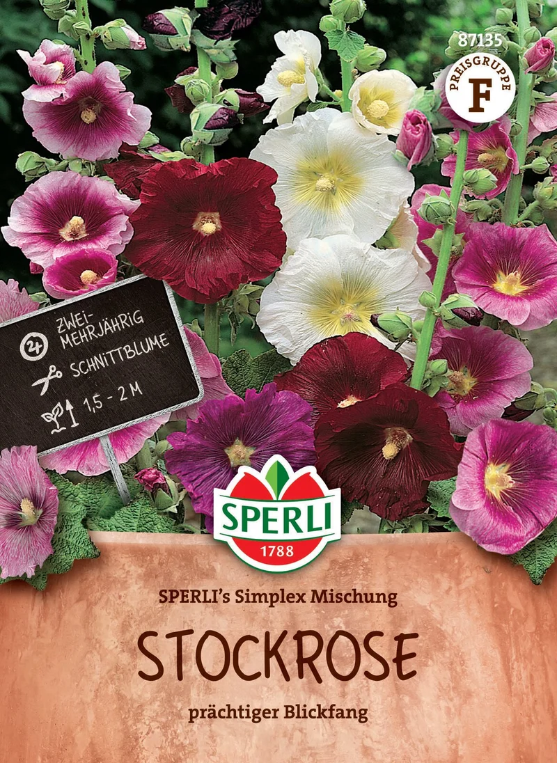SPERLI Stockrosen-Samen 'Simplex Mischung'