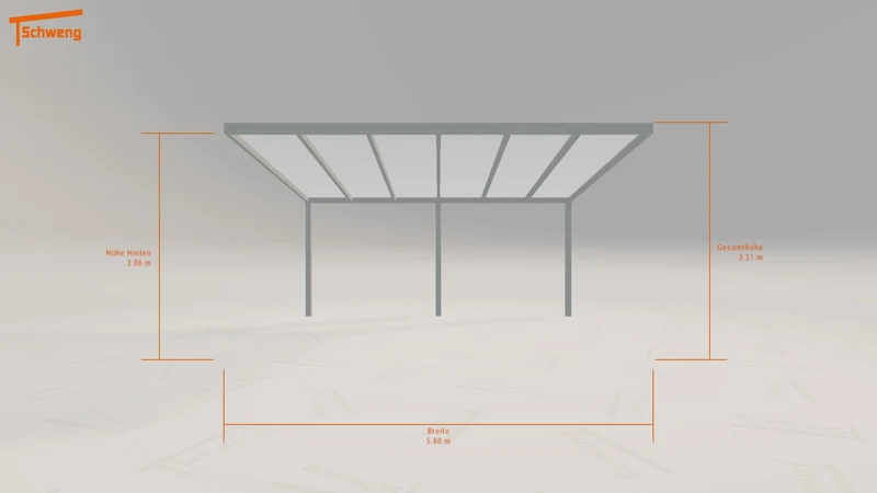 #DE Schweng Terrassenüberdachung S400 (ID pb9273)