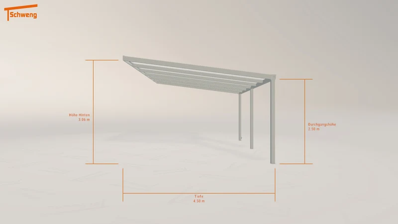 #DE Schweng Terrassenüberdachung S400 (ID pb9273)