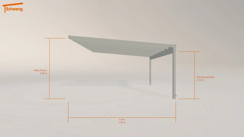 #DE Schweng Terrassenüberdachung S400 (ID jjpk4m)