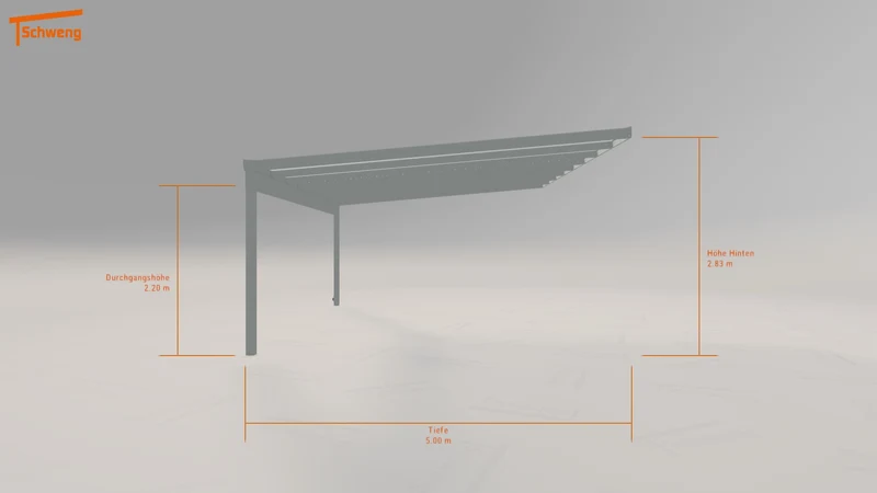 #DE Schweng Terrassenüberdachung S400 (ID jjpk4m)