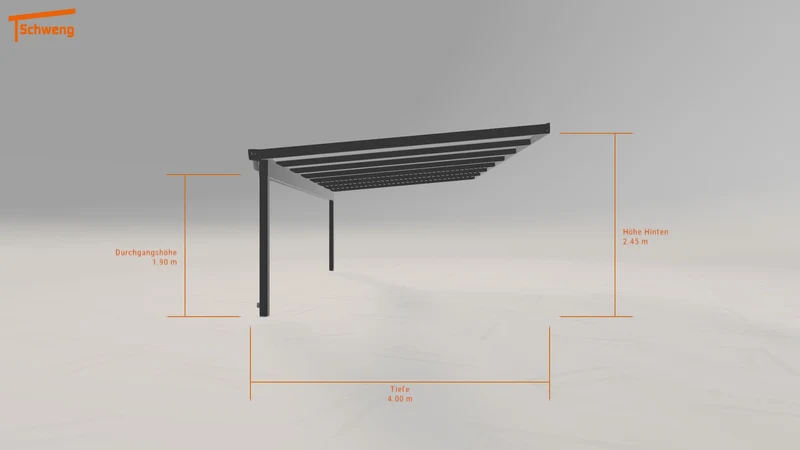 #DE Schweng Terrassenüberdachung S400 (ID 859x2q)
