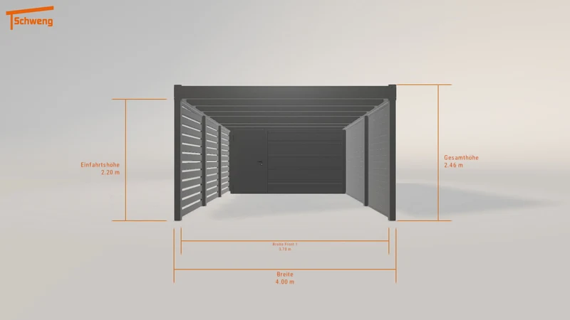 #DE Schweng Flachdachcarport C600 (ID jjpxkw) #MTG