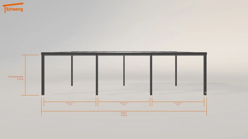 #DE Schweng Pultdachcarport S400 (ID w32qqw) #MTG