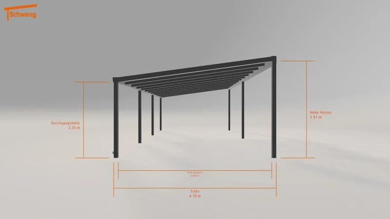 #DE Schweng Pultdachcarport S400 (ID w32qqw) #MTG