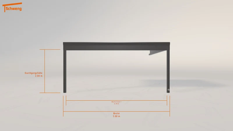#DE Schweng Terrassenüberdachung S400 (ID qdyd77)