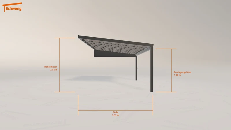 #DE Schweng Terrassenüberdachung S350 (ID 42x2qy)