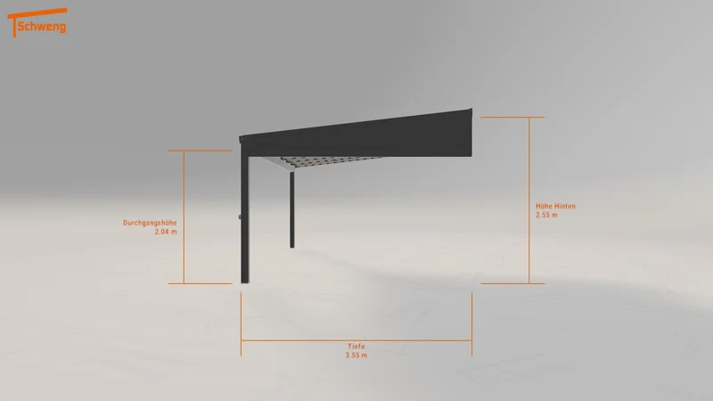 #DE Schweng Terrassenüberdachung S350 (ID 42x2qy)