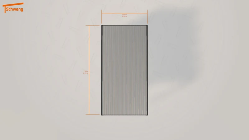 #DE Schweng Flachdachcarport C600 (ID v4j4gy)