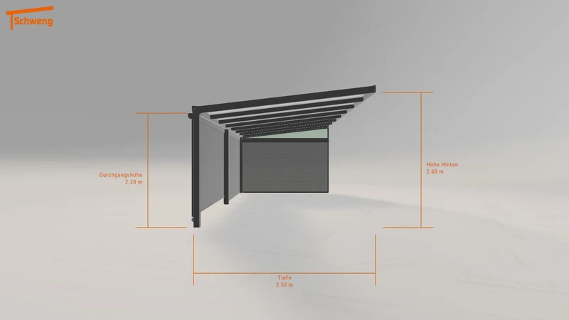 #DE Schweng Terrassenüberdachung S400 (ID g737rn)