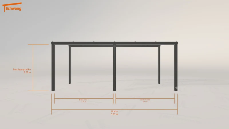 #DE Schweng Terrassenüberdachung S350 (ID jjpq4x)