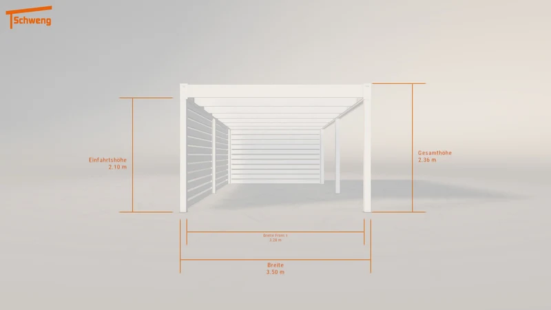 #DE Schweng Flachdachcarport C600 (ID jjpqrx) #MTG