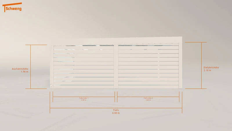 #DE Schweng Flachdachcarport C600 (ID jjpqrx) #MTG