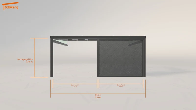 #DE Schweng Terrassenüberdachung S350 (ID k2qmm5)