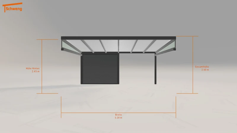 #DE Schweng Terrassenüberdachung S350 (ID k2qmm5)