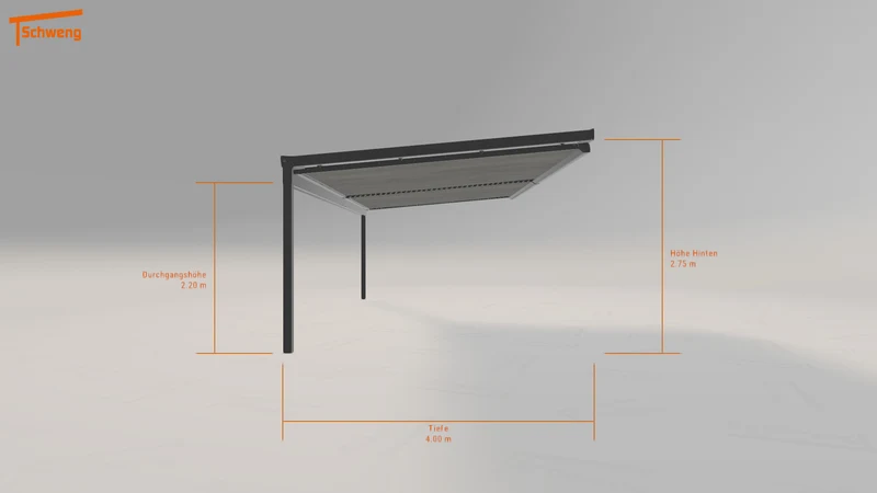 #DE Schweng Terrassenüberdachung S400 (ID bkqbkg)