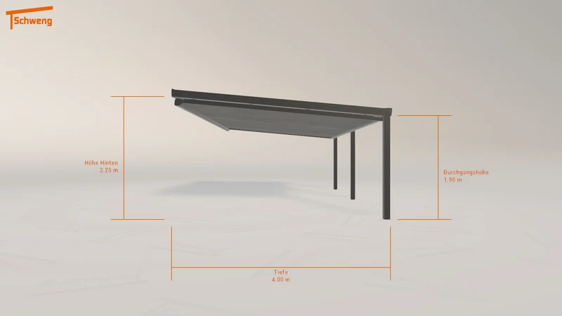 #DE Schweng Terrassenüberdachung S400 (ID 77wd7x)
