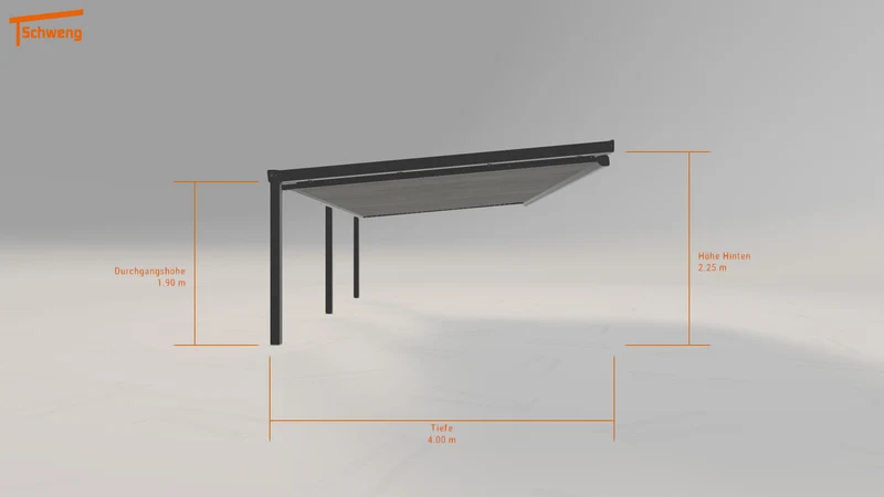 #DE Schweng Terrassenüberdachung S400 (ID 77wd7x)