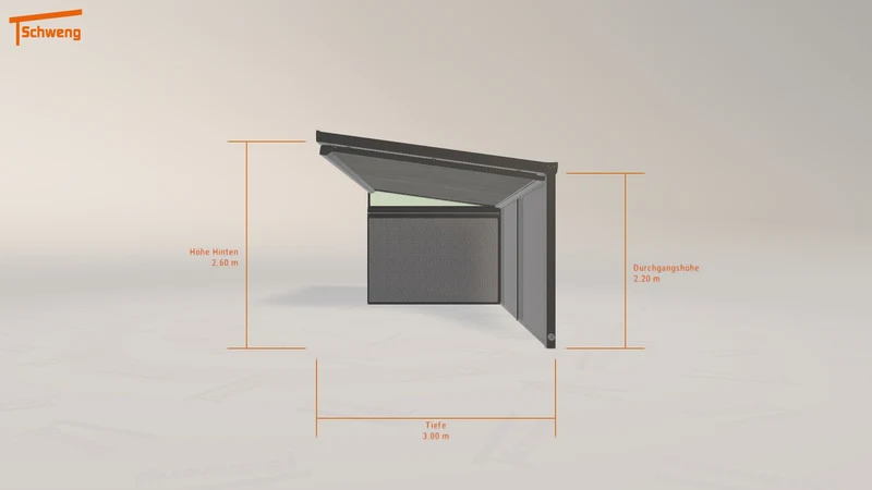 #DE Schweng Terrassenüberdachung S400 (ID 9wy37p)