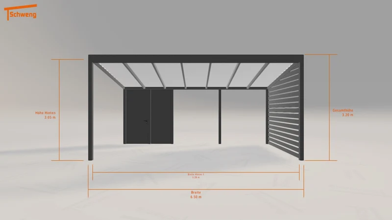 #DE Schweng Pultdachcarport S350 (ID v4jbyq) #MTG