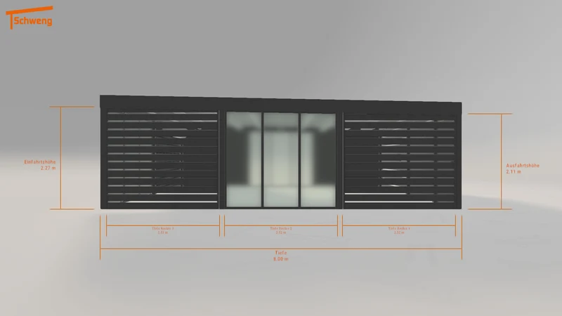#DE Schweng Flachdachcarport C600 (ID x79v58) #MTG