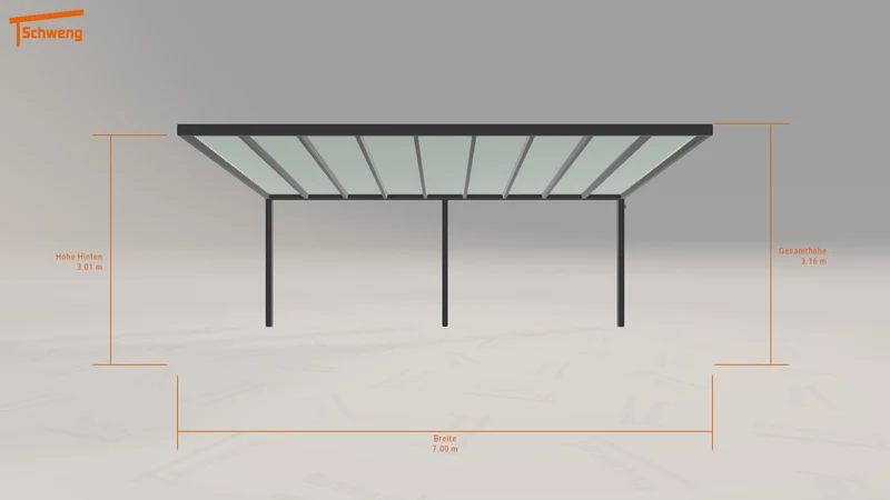 #DE Schweng Pultdachcarport S350 (ID k2qkkd) #MTG