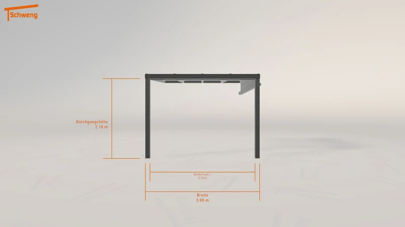 #DE Schweng Terrassenüberdachung S350 (ID zb5mpw)